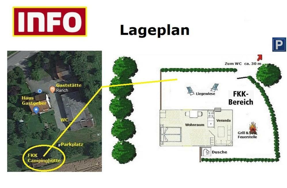 Campinghutte Mit Fkk Moglichkeit Hotel Meckenbeuren Eksteriør billede
